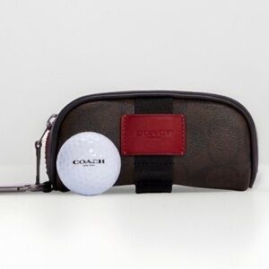 NWT COACH Golf Kit In Colorblock Signature Canvas C4267 AUTHENTIC